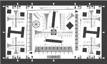 ISO12233標(biāo)準(zhǔn)分辨率測試卡